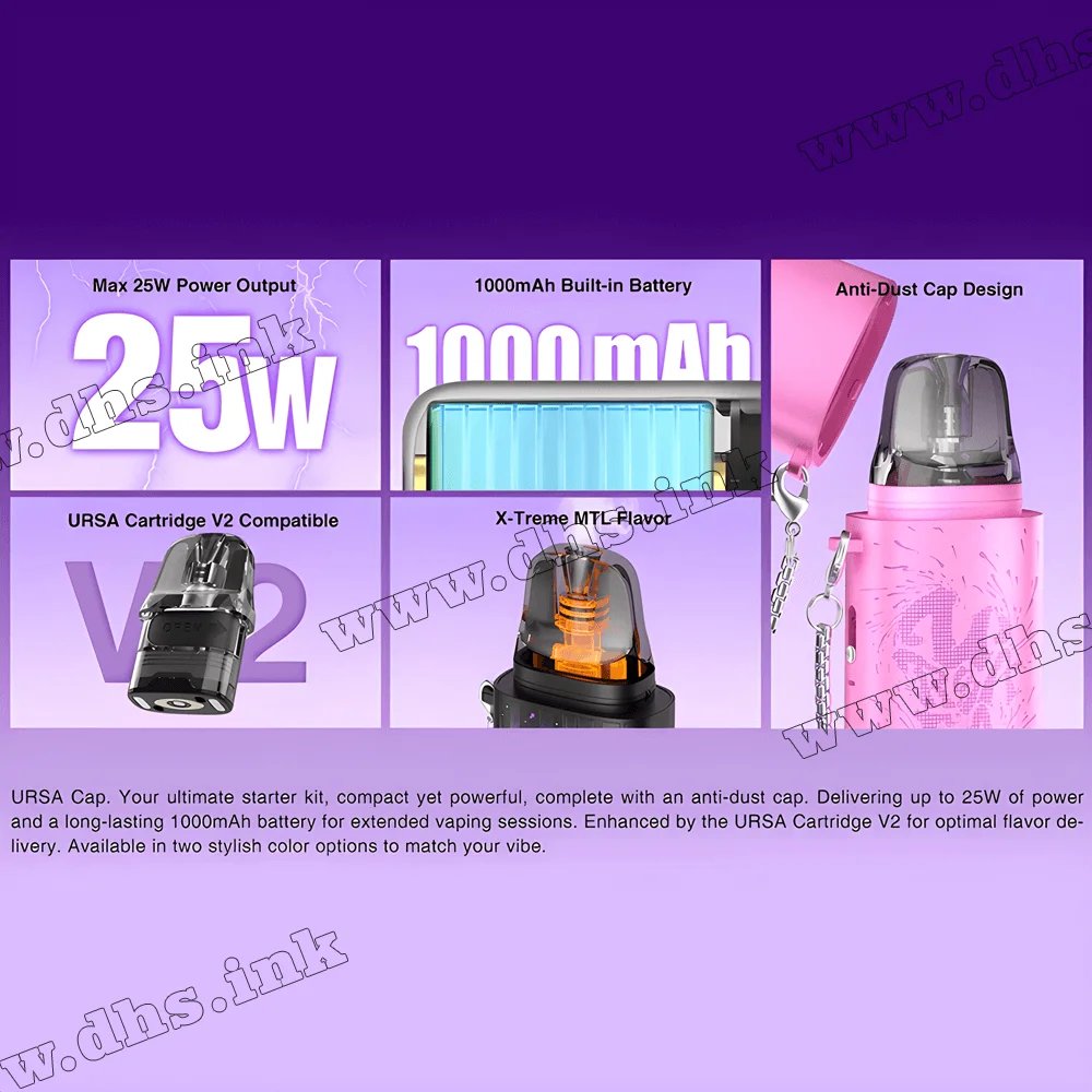 Багаторазова електронна сигарета - Lost Vape Ursa Cap Pod Kit 1000 мАч (Galaxy Star)